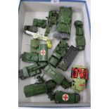 A COLLECTION OF DINKY AND DINKY SUPERTOY MILITARY VEHICLES