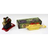 A MAMOD TOY STEAM ENGINE and a boxed Sea Wolf atomic submarine model kit (2)