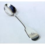 A GEORGE IV SILVER BASTING SPOON with marks for London 1830, 30cm in length