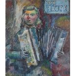 Raphaël Dubois (1888-1960) 'Rue Haute' signed (lower right) oils on canvas 63cm x 54cm.