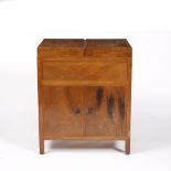 Gordon Russell English walnut wash stand, designed by Dick Russell, 1931 no.724 partial label 83.5cm