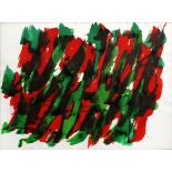 William Gear (1915-1997) 'Red/Green', October 1962 signed and dated (lower right) mixed media/ink