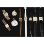 A COLLECTION OF WATCHES, to include a gentleman's 'De Ville' quartz wristwatch by Omega, cased, a