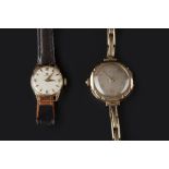 AN OPEN FACE FOB WATCH BY J. G. GRAVES, SHEFFIELD, the signed enamel dial with Arabic numerals and