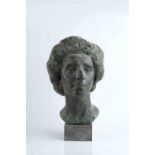 Franta Belsky (1921-2000) Mme Demetrios Constantinides resin signed 'F. Belsky' 43cm high, marble