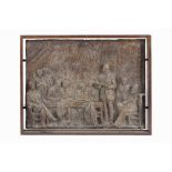 Irena Sedlecka (b.1928) The Meeting in the Cabaret Lapin Agile, Paris, 2011 bronze 56.5cm x 74cm (
