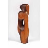 Franta Belsky (1921-2000) Idol (Bird Form), 1952 mulga wood monogrammed and dated '52' in paint on