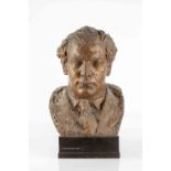 Franta Belsky (1921-2000) Peter Ustinov, 1951 resin/patinated plaster signed and dated 'Belsky / 51'