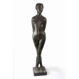 Franta Belsky (1921-2000) Girl (Standing Girl, Nude) resin signed 'F Belsky' 180cm high Exhibited: