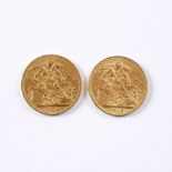 TWO 1912 GOLD SOVEREIGNS