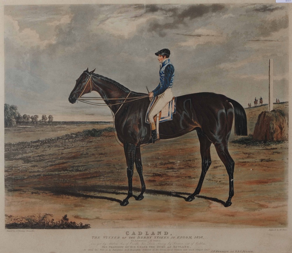 RICHARD GILSON REEVE AFTER JOHN FREDERICK HERRING 'Cadland, The Winner of the Derby Stakes at