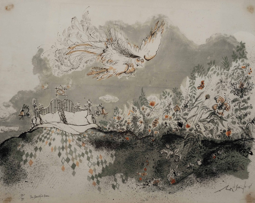 RONALD SEARLE (1920-2011) 'The Beautiful Dream', lithograph in colours, signed in pencil, titled and