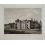 JOSEPH SKELTON AFTER F MACKENZIE 'South East View of Balliol College', engraving on Indian paper, 39