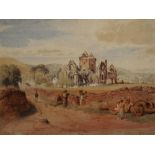 THOMAS MILES RICHARDSON JNR (1813-1891) Sweetheart Abbey, Dumfries, signed with initials and dated