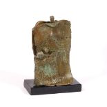 Peter Hayes (b.1946) Mother and Child Sculpture signed overall 20.5cm high.