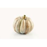 Kate Malone (b.1959) Pumpkin, circa 1995 crystalline glaze 8.3cm diameter. Provenance: Collection of