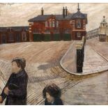 Carel Weight (1908-1997) Clapham Junction signed (upper left) oils on board 36.2cm x 38.5cm. This