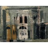 John Piper (1903-1992) for A. Sandersons & Sons Chiesa Della Salute, 1960 screen printed 'Sanderlin'