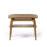 Arne Hovmand-Olsen for Mogens Kold Side table teak 52cm high, 66cm across, 47cm deep.