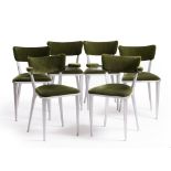 Ernest Race (1913-1964) Set of six 'BA3' chairs, originally designed 1945 two armchairs and four