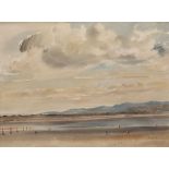 Roland Vivian Pitchforth (1895-1982) Estuary signed (lower right) watercolour 43cm x 54.5cm.