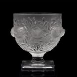 Lalique of France 'Elisabeth' vase opaque glass signed 'Lalique France' 13.5cm high.