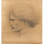 Frederick Hollyer (1837-1933) Ignacy Jan Paderewski, after Edward Burne-Jones plantinotype 30cm x