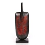 Peter Hayes (b.1946) Pellas burnished red signed overall 46.5cm high.