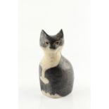 Rosemary Wren (1922-2013) Cat impressed potter's seal 24cm high.