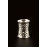 Omar Ramsden (1873-1939) and Alwyn Carr (1872-1940) Napkin ring silver, with repeating heart motif