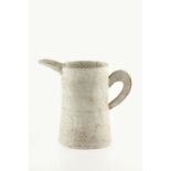 Emmanuel Cooper (1938-2012) Jug white glaze impressed potter's seal 21cm high.