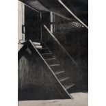 G. A. Miller (20th Century) Staircase, 1925 signed and dated in pencil (in the margin) wood