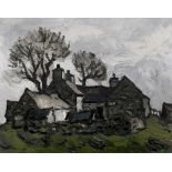 Kyffin Williams (1918-2006) A Welsh Farmhouse oils on canvas 39cm x 49cm. Provenance: Richard