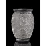 Lalique of France 'Bagatelle' vase opaque glass signed 'Lalique France' 17cm high.