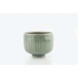 David Leach (1911-2005) Bowl celadon glaze impressed potter's seal 10.8cm diameter.