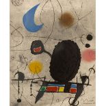 Joan Miro (1893-1983) Oiseau solaire, oiseau lunaire, étincelles, 1969 37/75, signed and numbered in