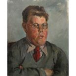 Margorie Heather (1904-1989) Malcolm as a Young Man oils on canvas 50.5cm x 40.5cm, unframed