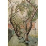 Edwin Ladell (1914-1970) Apple Tree, circa 1938 pen and watercolour 31.5cm x 20.5cm. Provenance: