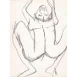 Keith Vaughan (1912-1977) Male Nude studio stamp (to reverse) pencil on paper 25cm x 19cm, unframed.