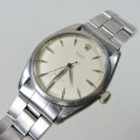 A Rolex gentleman's steel cased wristwatch,