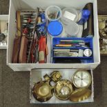 A collection of clock maker's tools,