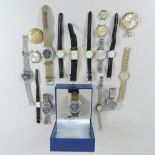 A collection of wristwatches