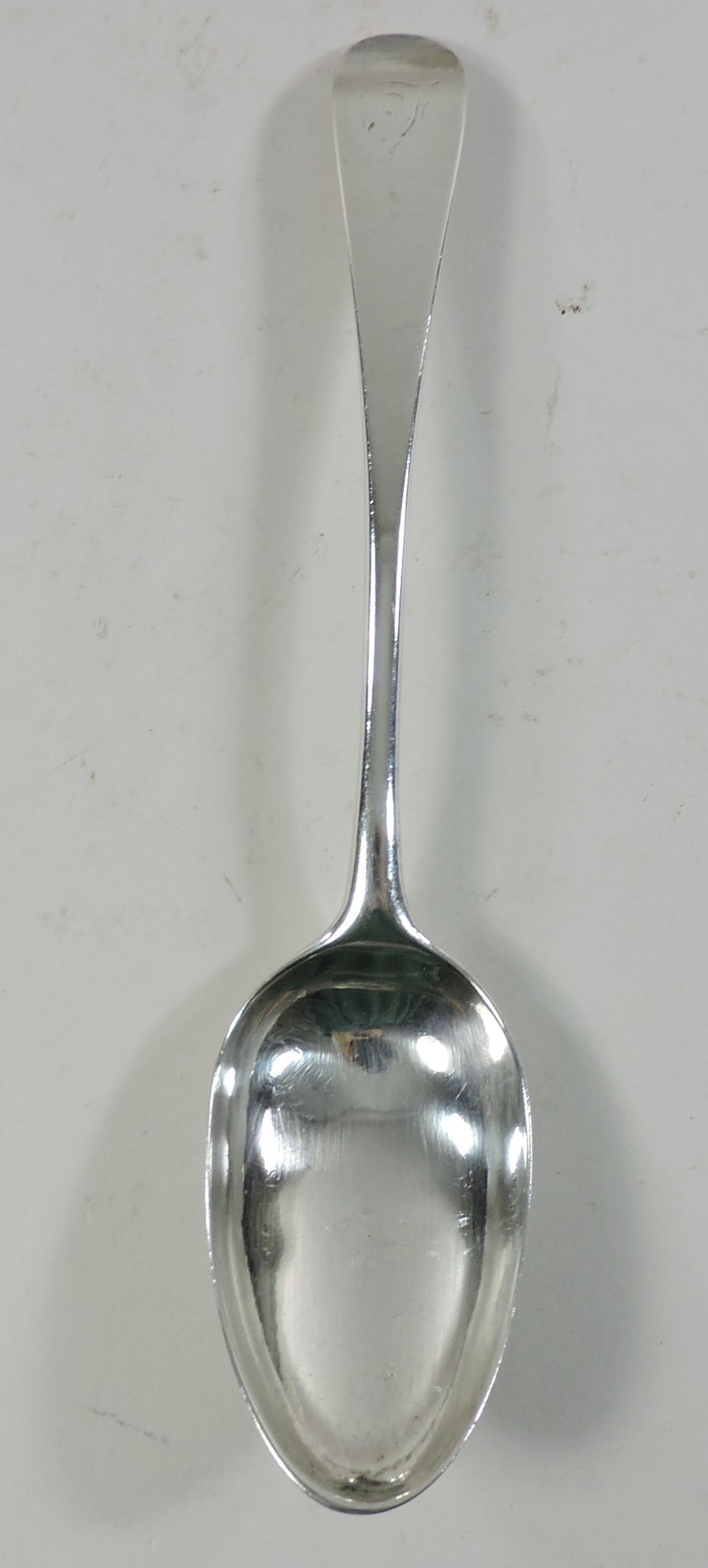 A George III silver Old English pattern table spoon, Edinburgh 1784, 22cm long, - Bild 7 aus 13