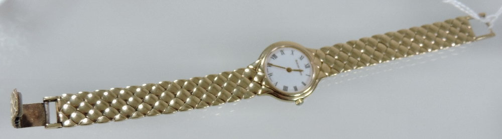 A Bueche-Girod 9 carat gold cased ladies wristwatch, - Image 4 of 5