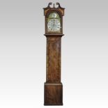 A George III mahogany cased longcase clock, the brass dial signed Robt. Donaldson, 8 Hinde Street W.