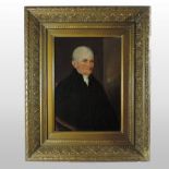 English School, 19th century, portrait of a gentleman, oil on panel,