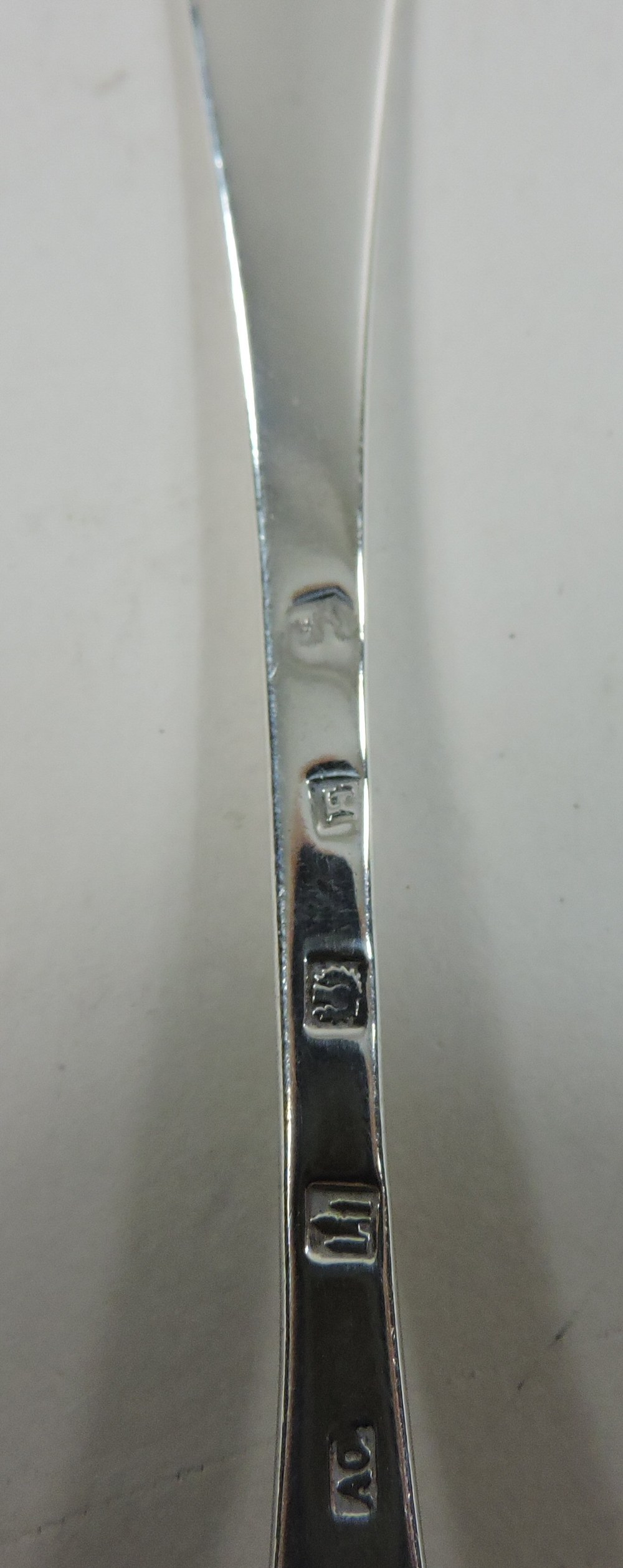 A George III silver Old English pattern table spoon, Edinburgh 1784, 22cm long, - Bild 10 aus 13