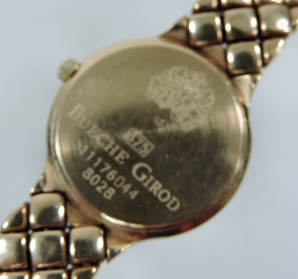 A Bueche-Girod 9 carat gold cased ladies wristwatch, - Image 2 of 5