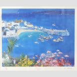Sue Macdonald, 20th century, Across to Godfrey St Ives, limited edition print 2/350,