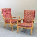 A pair of 1970's Parker Knoll armchairs